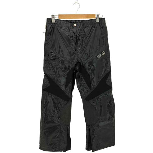 FREE WORLDORDER GLOSSY MULTI-ANGLE PATCHWORK PANTS バイカーニット切替 フレアコーティングパンツ OPIUM メンズ M