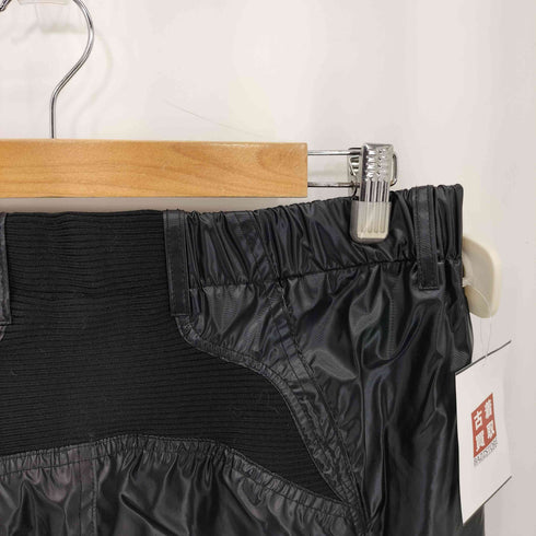 FREE WORLDORDER GLOSSY MULTI-ANGLE PATCHWORK PANTS バイカーニット切替 フレアコーティングパンツ OPIUM メンズ M