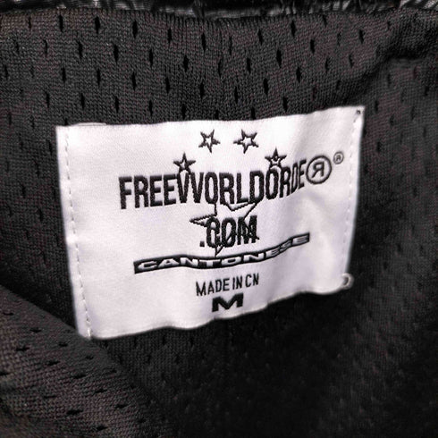 FREE WORLDORDER GLOSSY MULTI-ANGLE PATCHWORK PANTS バイカーニット切替 フレアコーティングパンツ OPIUM メンズ M