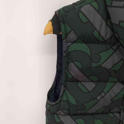 バーバリーロンドン BURBERRY LONDON モノグラム ミッドランド ダウンベスト メンズ XXXS