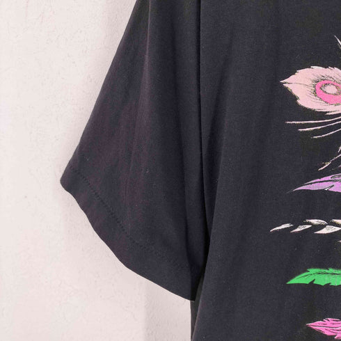 ヘインズ Hanes USA製 90S ラスベガスプリントクルーネックTシャツ メンズ import:XL