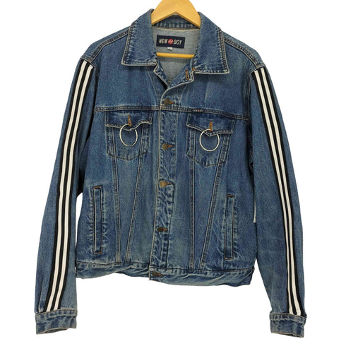 NEW BOY 袖ラインデニムジャケット メンズ import:L