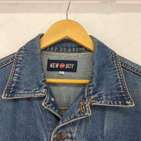 NEW BOY 袖ラインデニムジャケット メンズ import:L
