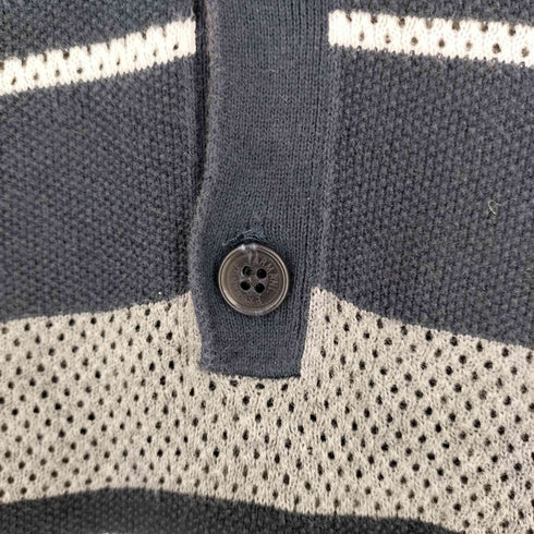 アルマーニエクスチェンジ ARMANI EXCHANGE ボーダー メッシュ ポロシャツ メンズ import:XS