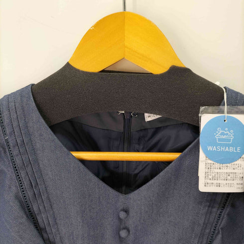 ウィルセレクション WILLSELECTION 25ss バックリボンラッフルスリーブワンピース レディース FREE
