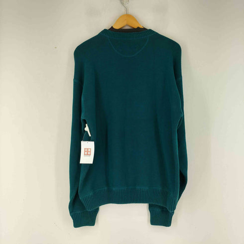 エディーバウアー Eddie Bauer 80S 黒タグ クルーネックコットンニット メンズ import:M