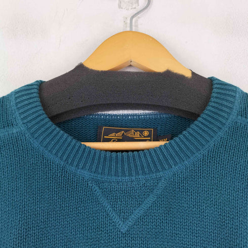 エディーバウアー Eddie Bauer 80S 黒タグ クルーネックコットンニット メンズ import:M