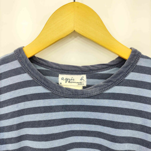 アニエスベーオム Agnes b.homme 90s ボーダー柄 クルーネック長袖Tシャツ カットソー メンズ
