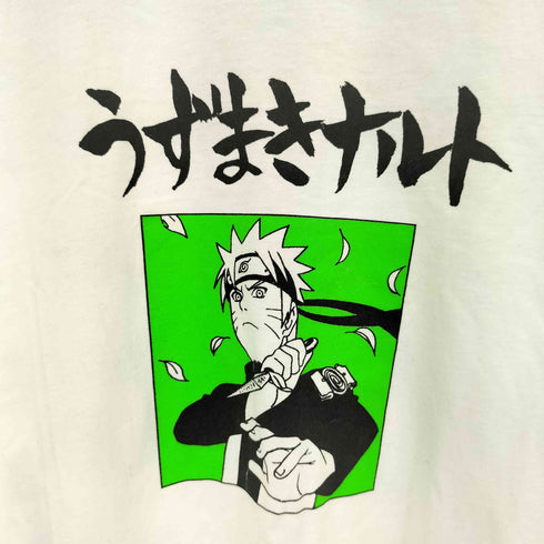 00s 海外規格 オフィシャルプリントタグ キャラクタープリント 長袖Tシャツ カットソー メンズ L