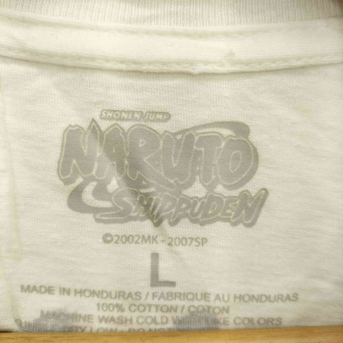 00s 海外規格 オフィシャルプリントタグ キャラクタープリント 長袖Tシャツ カットソー メンズ L
