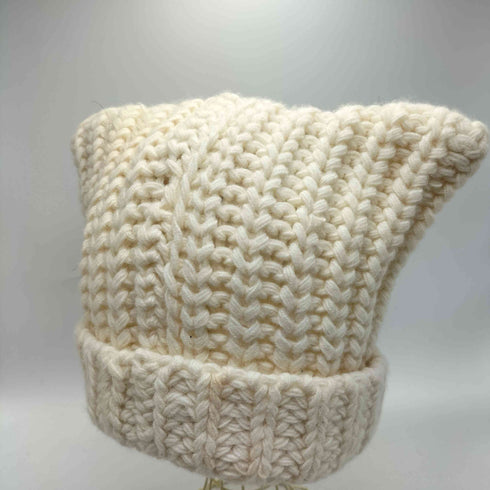 カシラ CA4LA 23AW MIAO2 ローゲージ 猫耳 ニット キャップ レディース ONE SIZE