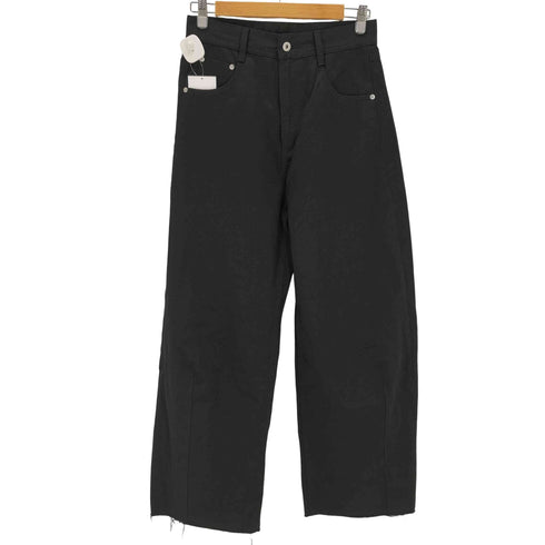 アーバンリサーチ URBAN RESEARCH コットンサテンカットオフカーブパンツ レディース 40
