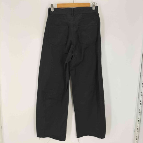 アーバンリサーチ URBAN RESEARCH コットンサテンカットオフカーブパンツ レディース 40