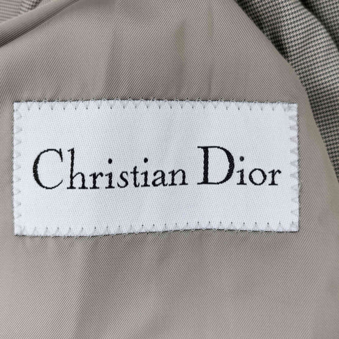 クリスチャンディオール Christian Dior 千鳥格子ステンカラーコート メンズ import:S