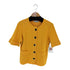イヴサンローラン Yves Saint Laurent ショートスリーブ ニットカーディガン レディース import:M