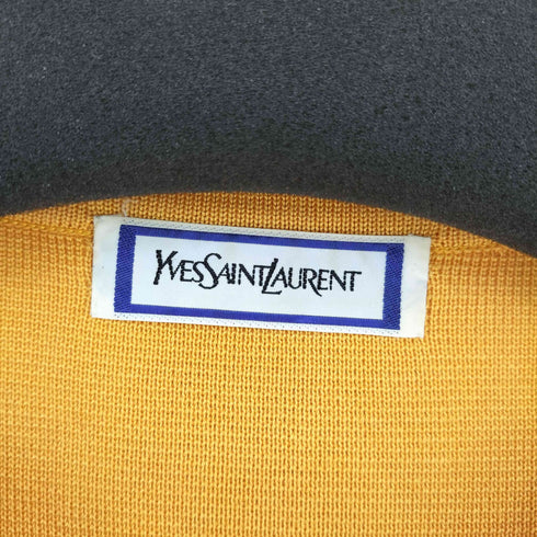 イヴサンローラン Yves Saint Laurent ショートスリーブ ニットカーディガン レディース import:M