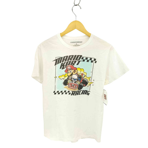 00s 海外規格 オフィシャルプリントタグ キャラクタープリント 半袖Tシャツ カットソー メンズ S