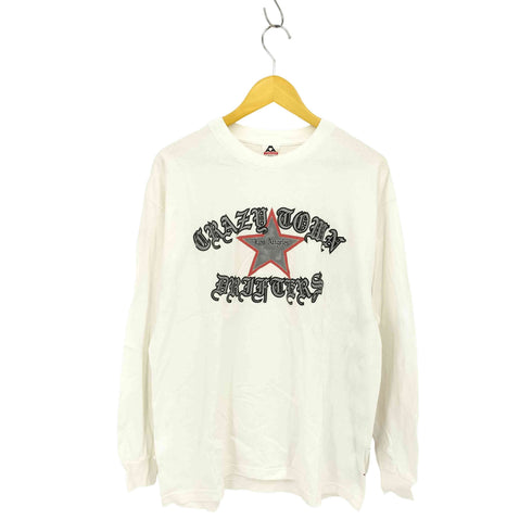アルスタイルアパレルアクティブウェアー ALSTYLE APPAREL & ACTIVEWEAR 90s CRAZY TOWN DRIFTERS ロゴプリント クルーネック 長袖Tシャツ カットソー メンズ X-LARGE