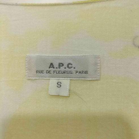 アーペーセー A.P.C. 総柄Vネックカットソー レディース import:S