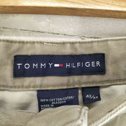 トミーヒルフィガー TOMMY HILFIGER ノータックチノパンツ メンズ 42/32