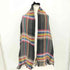 ザイノウエブラザーズ THE INOUE BROTHERS アルパカウール マドラスチェック フリンジマフラー メンズ