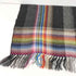 ザイノウエブラザーズ THE INOUE BROTHERS アルパカウール マドラスチェック フリンジマフラー メンズ