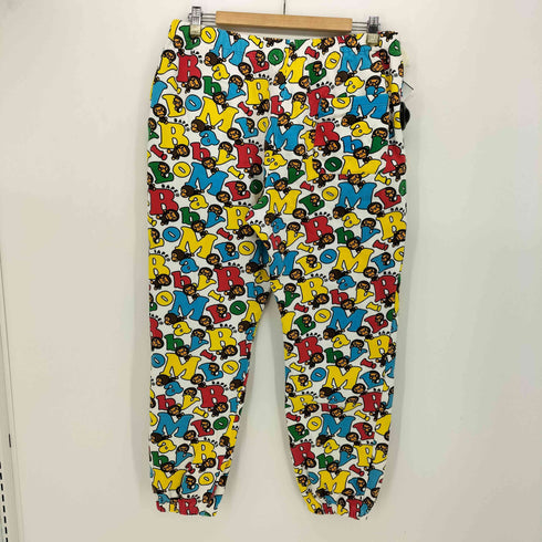 アベイシングエイプ A BATHING APE 20AW BABY MILO ALPHABET SLIM SWEAT PANTS メンズ JPN:L