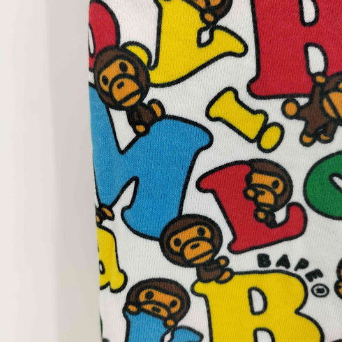 アベイシングエイプ A BATHING APE 20AW BABY MILO ALPHABET SLIM SWEAT PANTS メンズ JPN:L