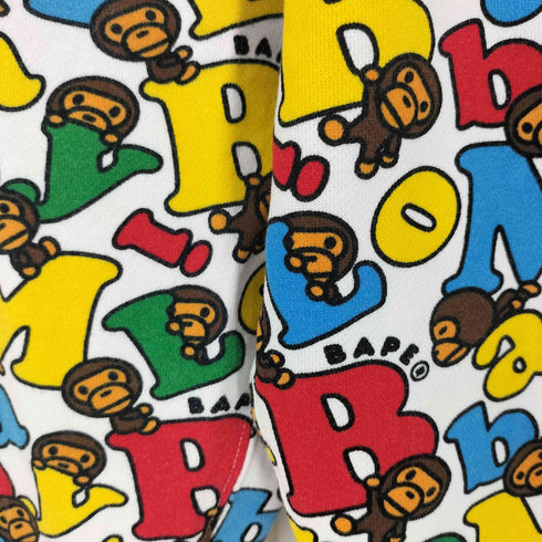 アベイシングエイプ A BATHING APE 20AW BABY MILO ALPHABET SLIM SWEAT PANTS メンズ JPN:L