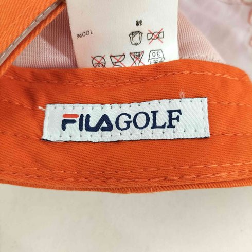フィラ ゴルフ FILA GOLF ロゴパッチ ベースボールキャップ Y2K レディース