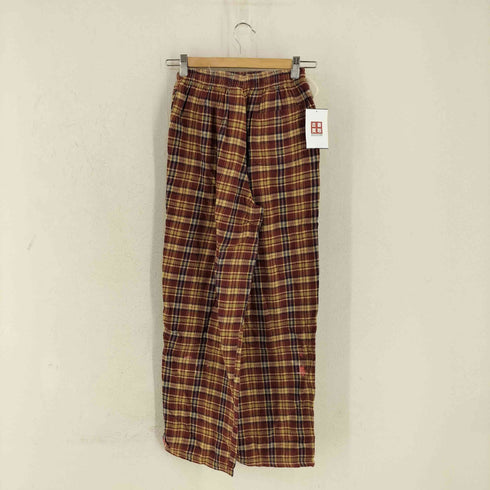 ユニクロ UNIQLO OLD フランネルチェック ドローストリング イージーパンツ レディース
