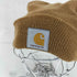 カーハート Carhartt ロゴパッチ アクリル ニット ビーニー メンズ FREE