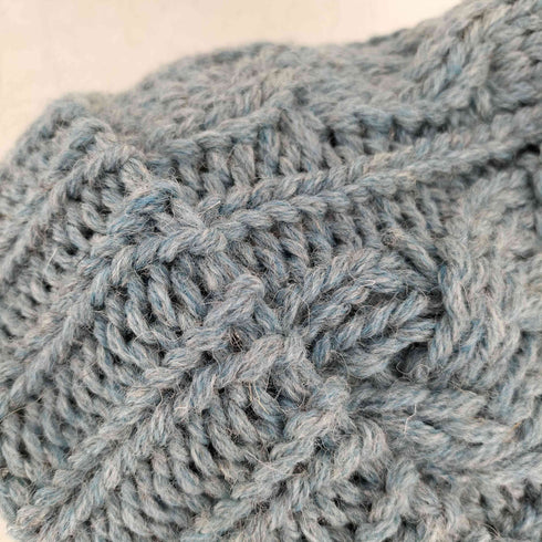 HIGHLAND 2000 BRITISH WOOL ボンボン ニット キャップ レディース