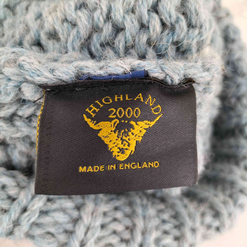 HIGHLAND 2000 BRITISH WOOL ボンボン ニット キャップ レディース