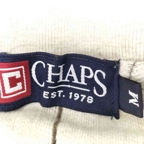 チャップス CHAPS ワンポイントロゴ刺繍ジップアップポロ メンズ JPN:M