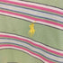 ポロバイラルフローレン Polo by RALPH LAUREN ポニー 刺繍 マルチ ボーダー 鹿の子 ポロシャツ メンズ import:L