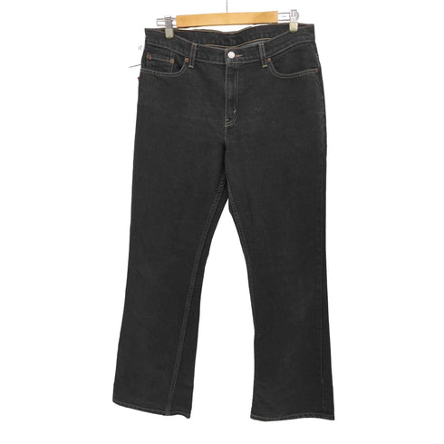 リーバイス Levis 515 先染 ブラック ジップフライ ブーツカット フレア デニム パンツ メンズ L