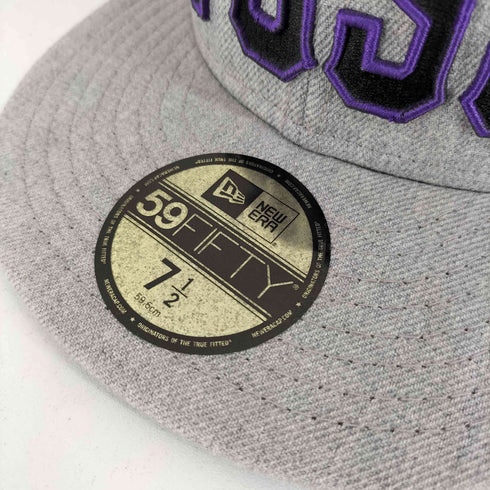 ニューエラ NEW ERA 59FIFTY ロゴ刺繍 6パネルキャップ メンズ 7 1/2