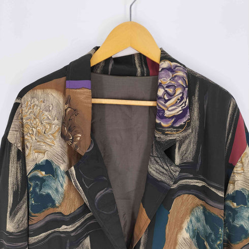 Flower Design polyester tailored jacket フラワー デザイン ポリエステル テーラード ジャケット メンズ 14