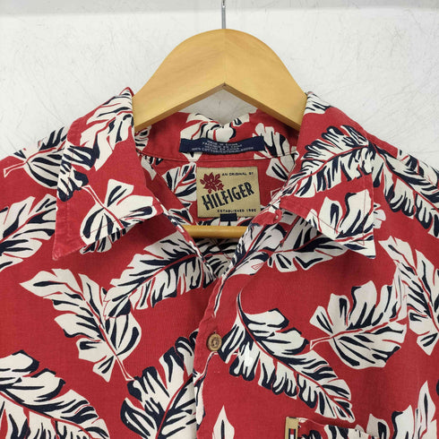 ヒルフィガー HILFIGER オープンカラー アロハシャツ メンズ import:L