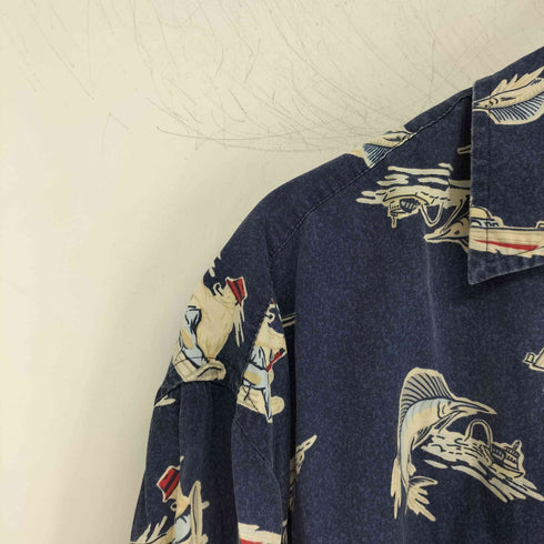 トミーヒルフィガー TOMMY HILFIGER カジキ レーヨン S/S シャツ メンズ import:XL