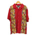 トミーヒルフィガー TOMMY HILFIGER ボーダーパターン レーヨン アロハシャツ メンズ import:L