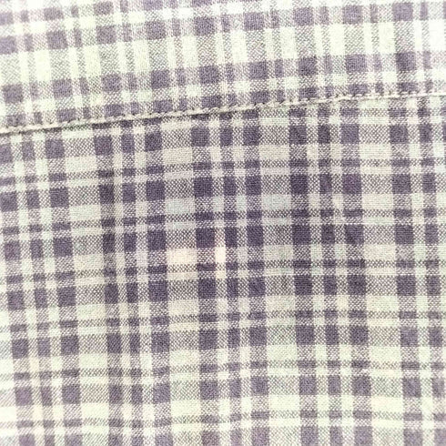 トミーヒルフィガー TOMMY HILFIGER 刺繍 チェック オープンカラー S/S シャツ メンズ import:L