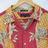 トミーヒルフィガー TOMMY HILFIGER ボーダーパターン レーヨン アロハシャツ メンズ import:L