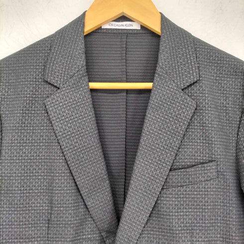 シーケーカルバンクライン ck Calvin Klein 2Bシングルテーラードジャケット メンズ US:36