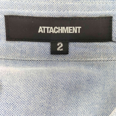 アタッチメント ATTACHMENT シャンブレーオックスフォード ボタンダウンシャツ L/S メンズ JPN:2