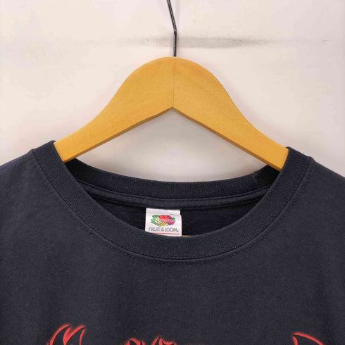 フルーツオブザルーム FRUIT OF THE LOOM バンド クルーネックTシャツ メンズ import:XL
