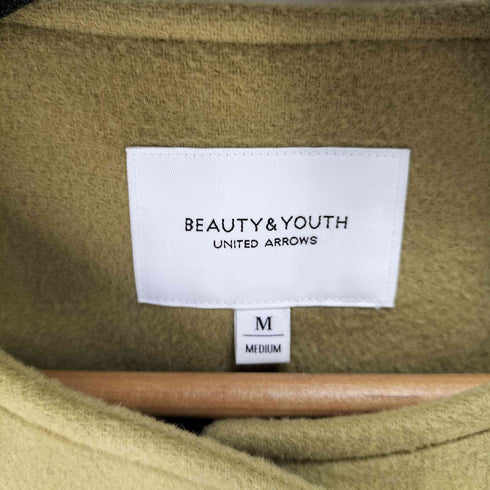 ビューティーアンドユースユナイテッドアローズ BEAUTY & YOUTH UNITED ARROWS メルトンビーバーノーカラーフレアコート レディース JPN:M