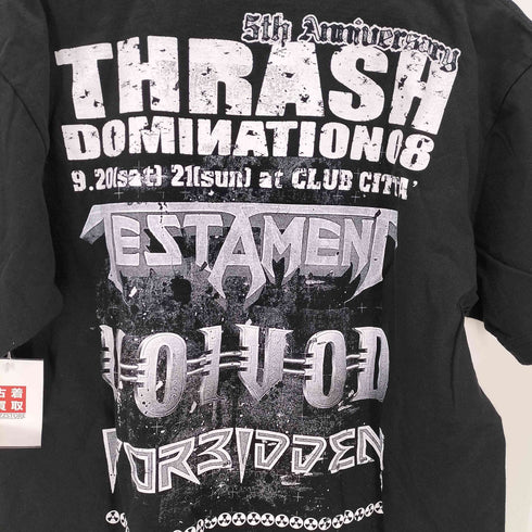 thrash domination 08 ツアーTシャツ メンズ import:XL