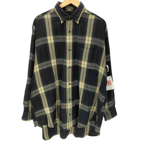 ワイズフォーメン Ys for men 00S 茶タグ ブラックウォッチ L/S チェック シャツ メンズ JPN:3